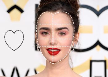 آرایش صورت های قلبی شکل