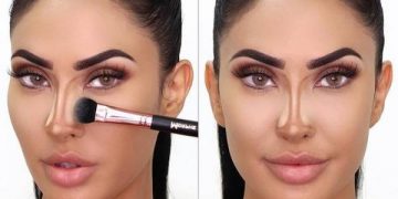 آموزش گام به گام گریم بینی گوشتی و پهن