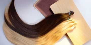نحوه رنگ کردن اکستنشن مو به صورت حرفه ای