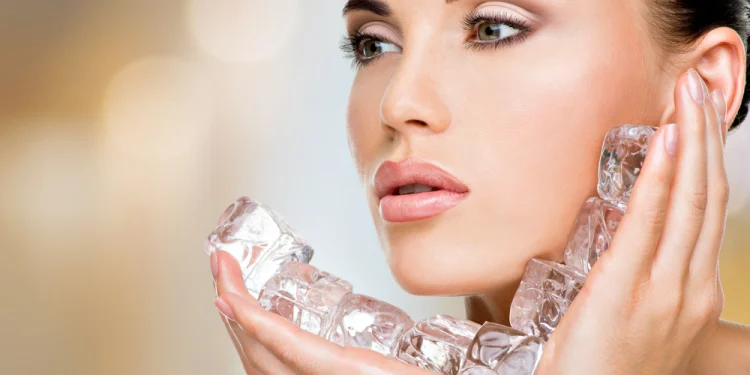 یخ درمانی برای صورت: راز شفافیت و جوانی پوستی